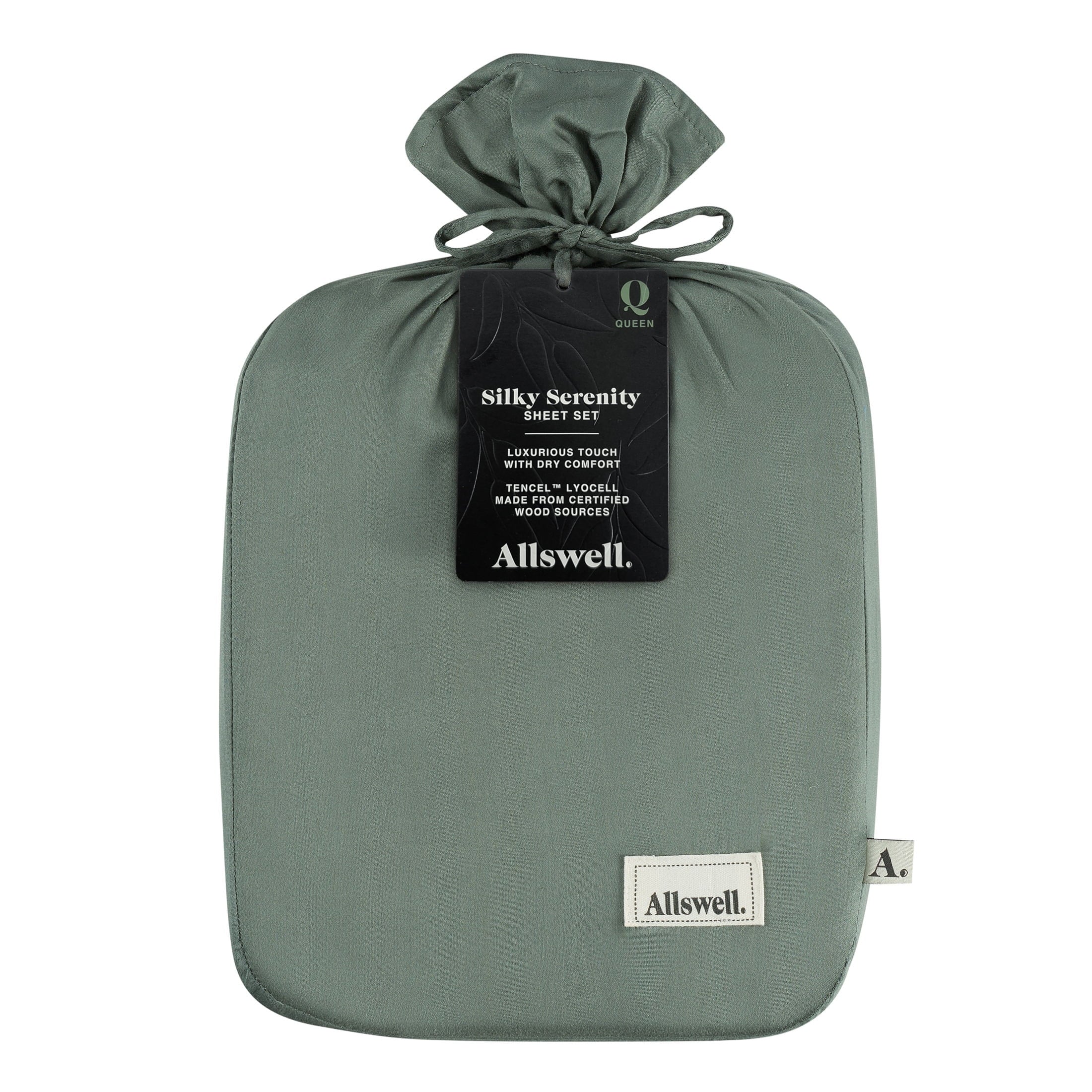 4-Piece & Silky Serenity 100% Bed Sheets Set, Flagstone, Queen - Image 2