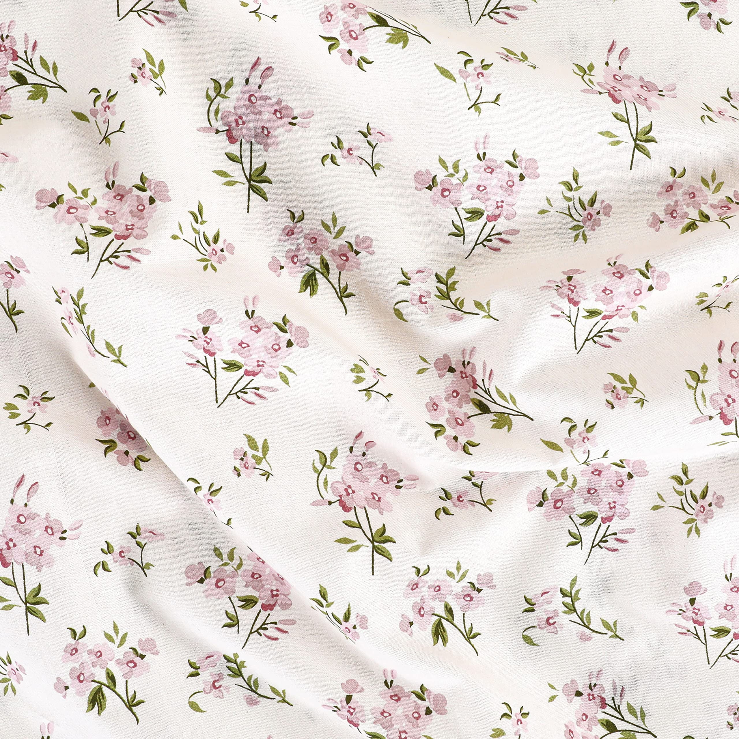 Sleepdown 100% Cotton Full Size Bed Sheets Set with Deep Pockets, Cozy Percale sheets with Elastic Fitted Sheet Set Ultra Soft Cooling Sheet - Image 2