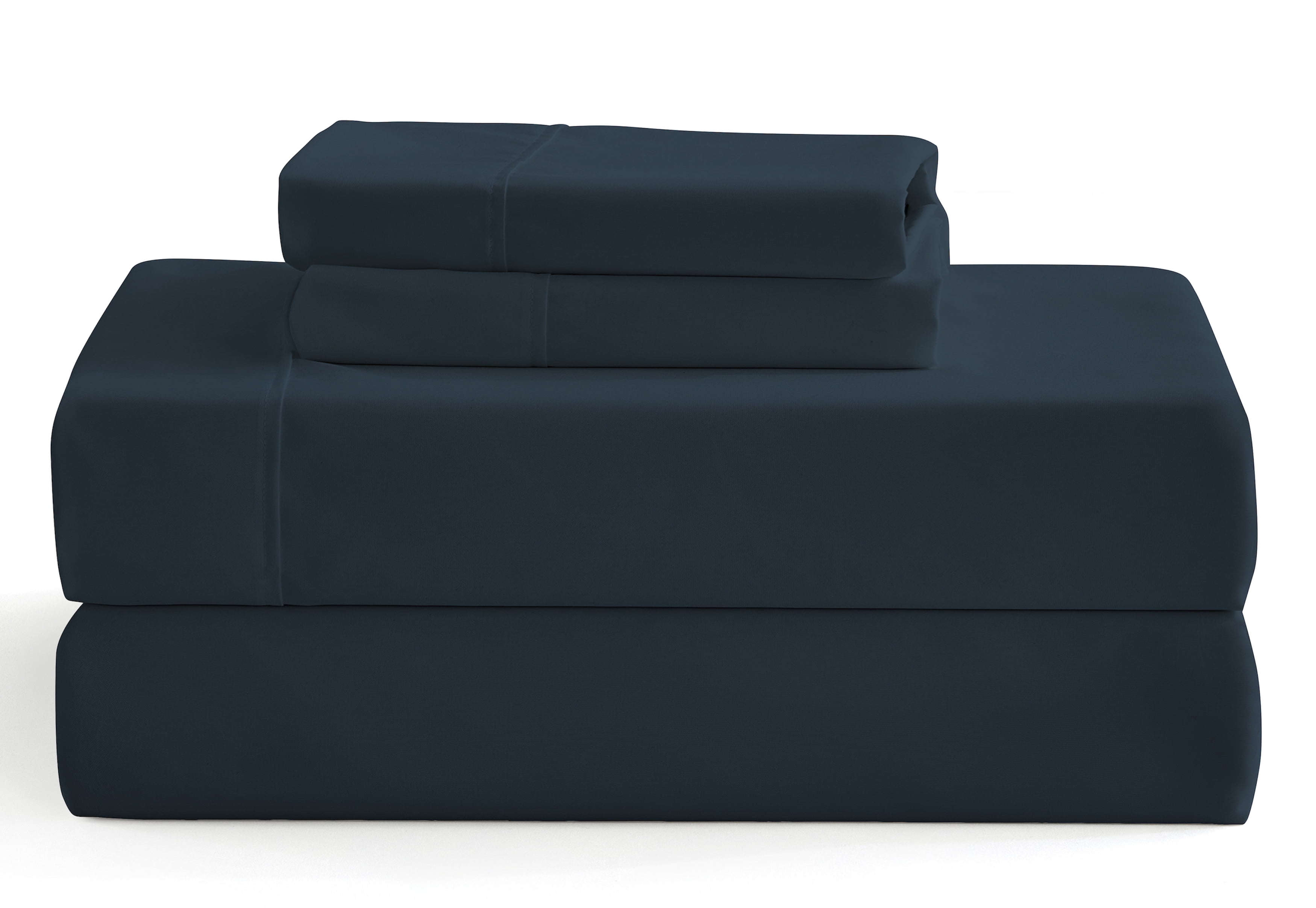 3-Piece Twin Sheet Set, Ultra-Soft 800 Thread Count Microfiber, Deep Pocket, Twin, Blue Indigo - Image 3